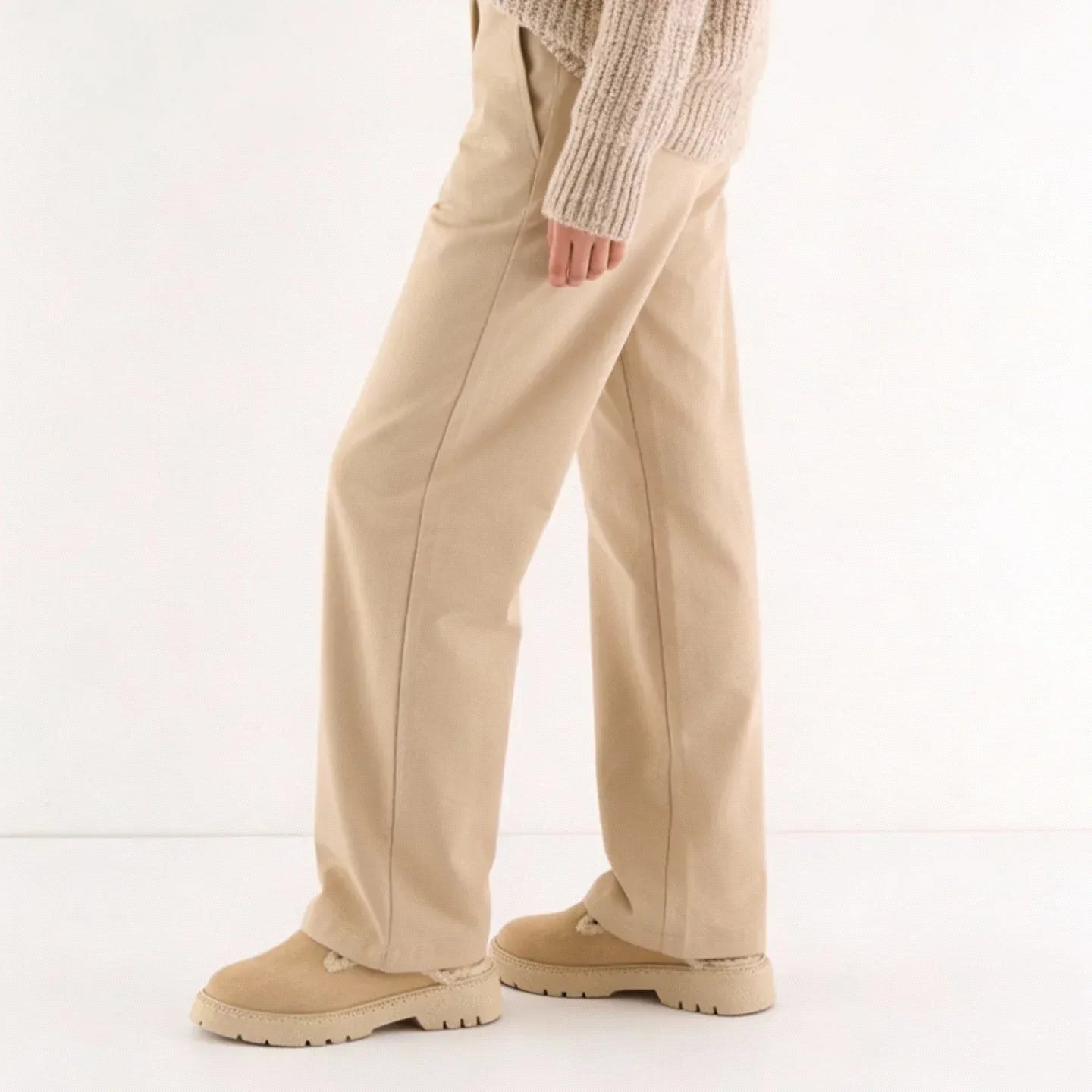 Beige Cozy Stroll Mules – Slip Into Comfort - 6