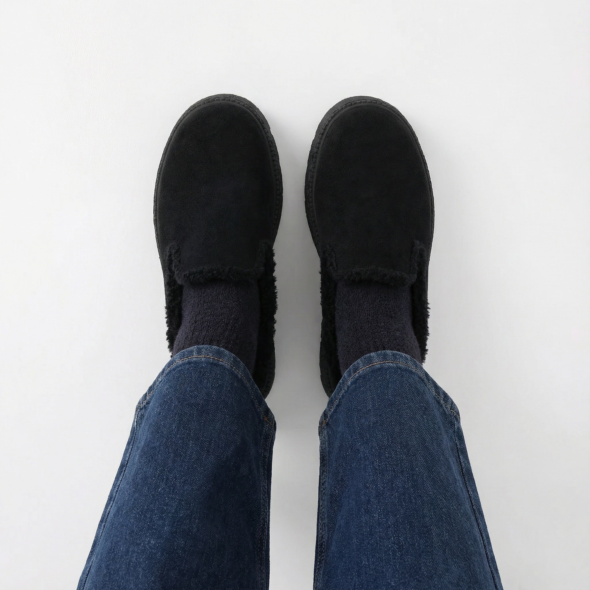 Black Cozy Stroll Mules – Slip Into Comfort