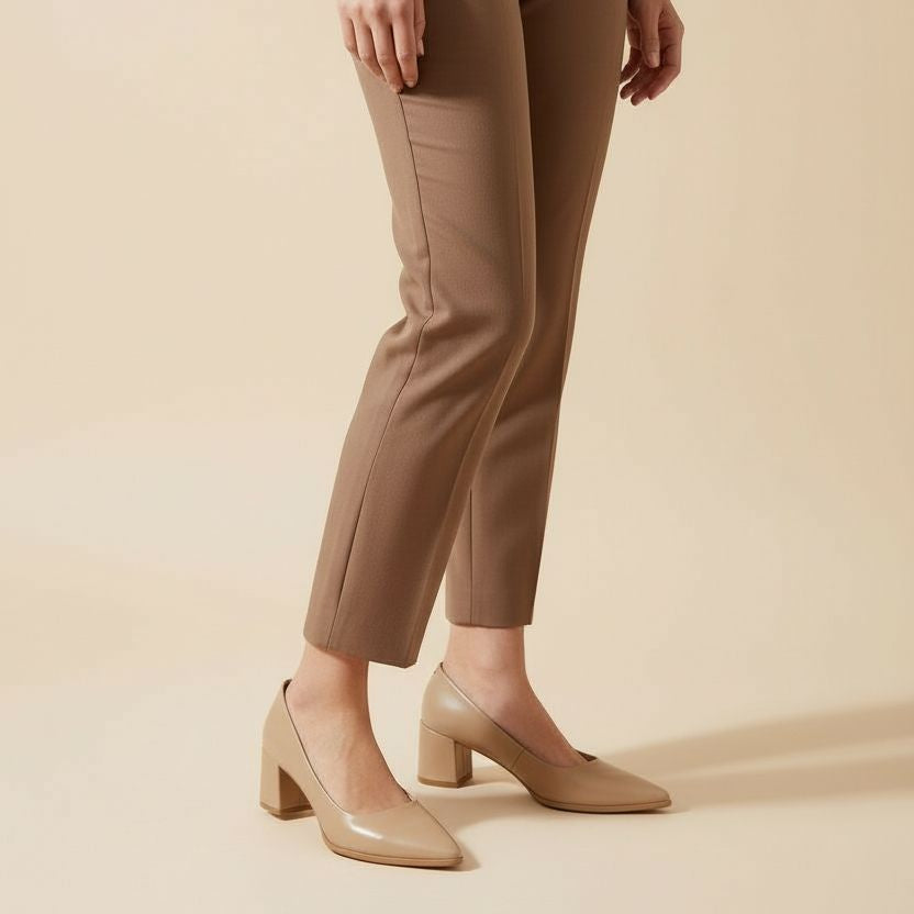 Beige Uptown Classic Pumps – Effortless Elegance