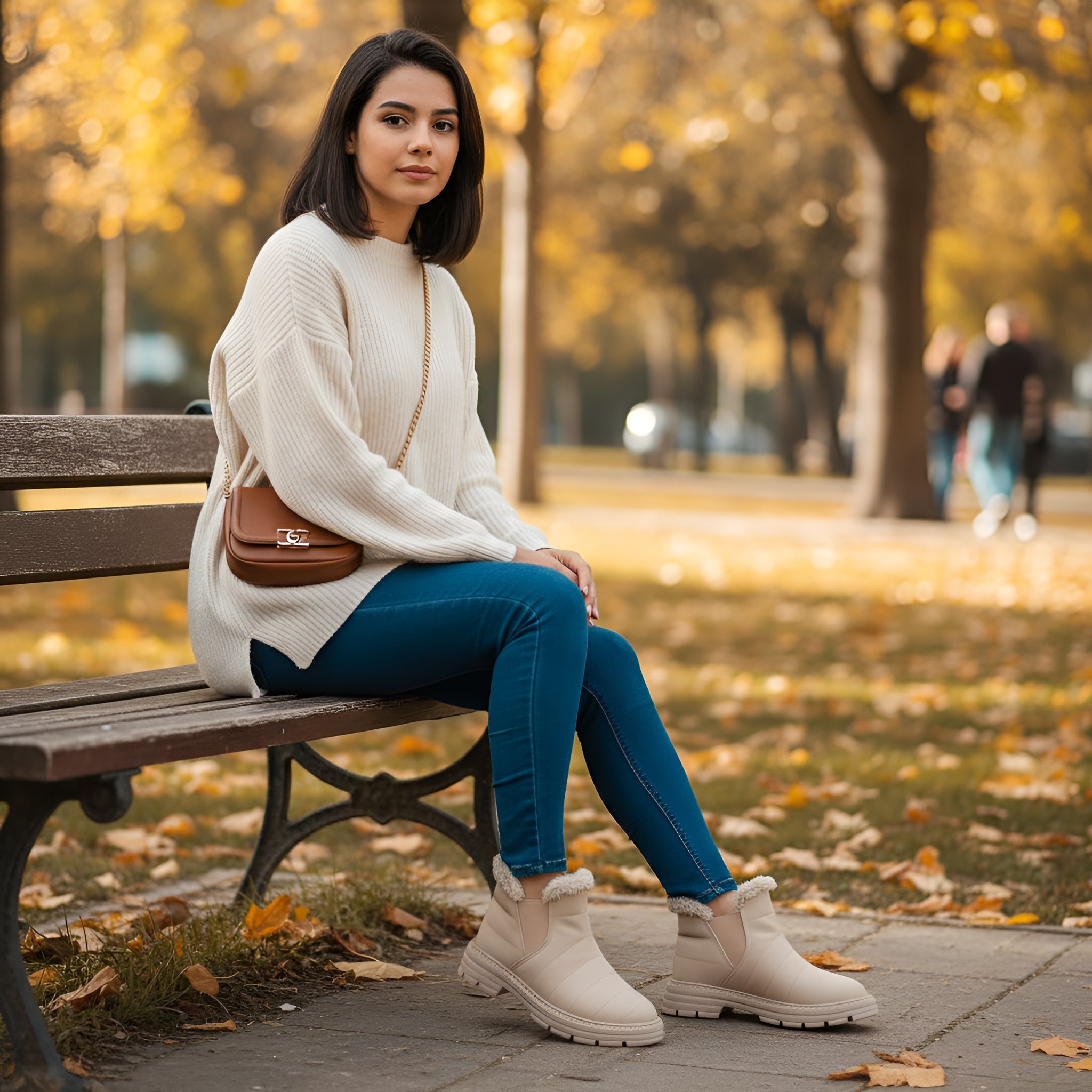 Cozy Step Winter Bootie Beige
