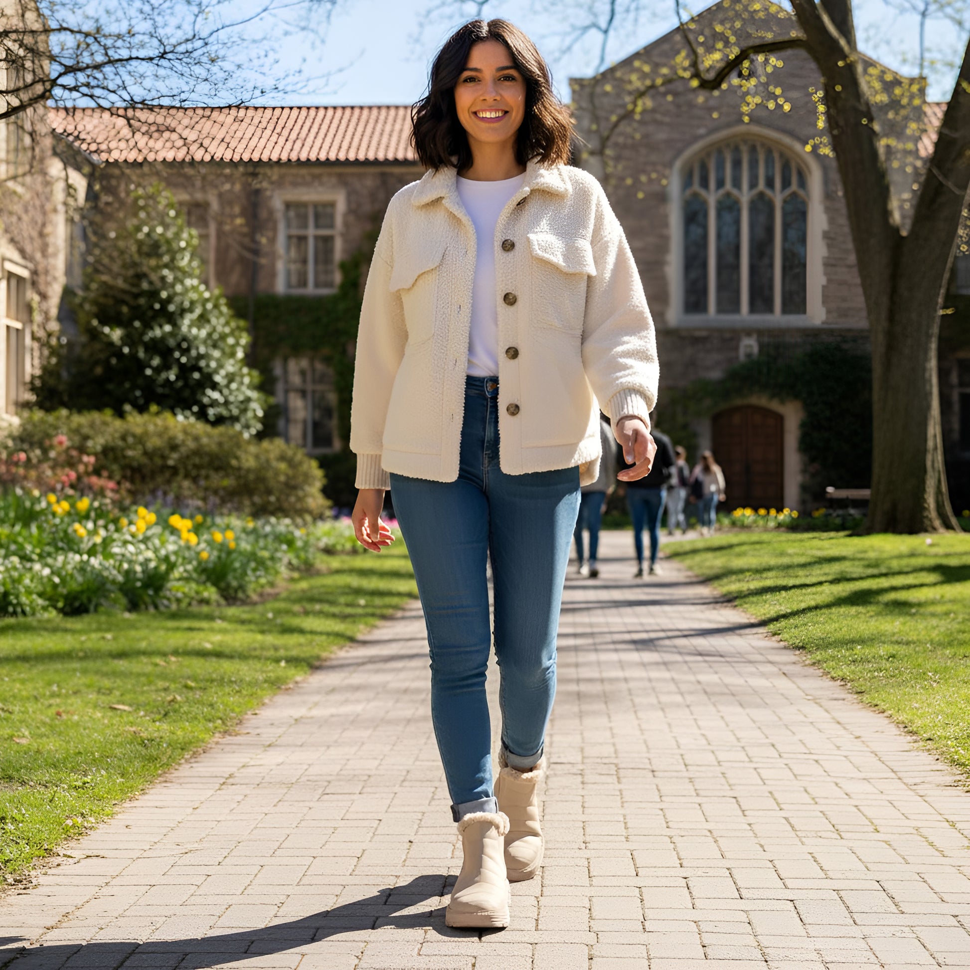 Cozy Step Winter Bootie Beige
