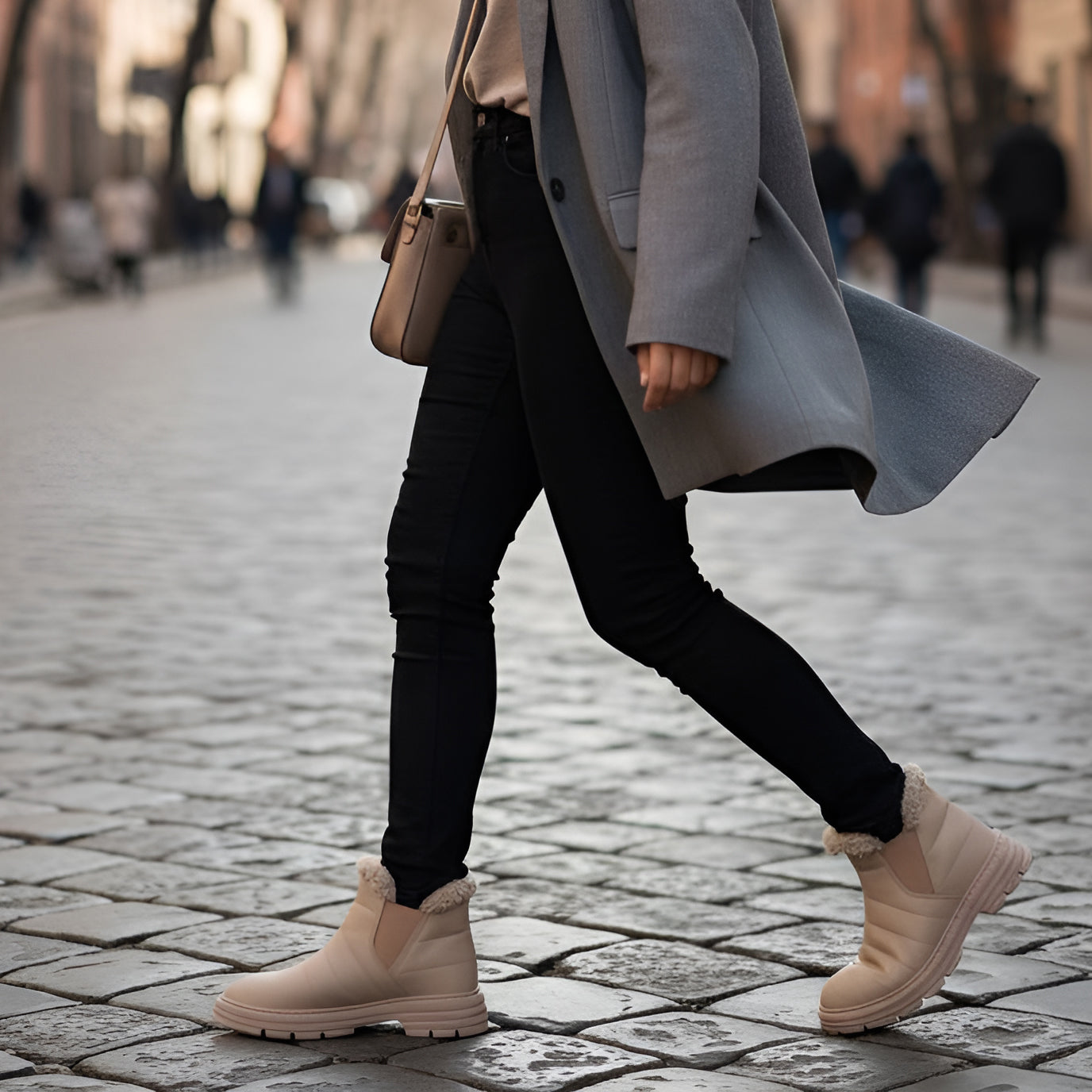 Cozy Step Winter Bootie Beige
