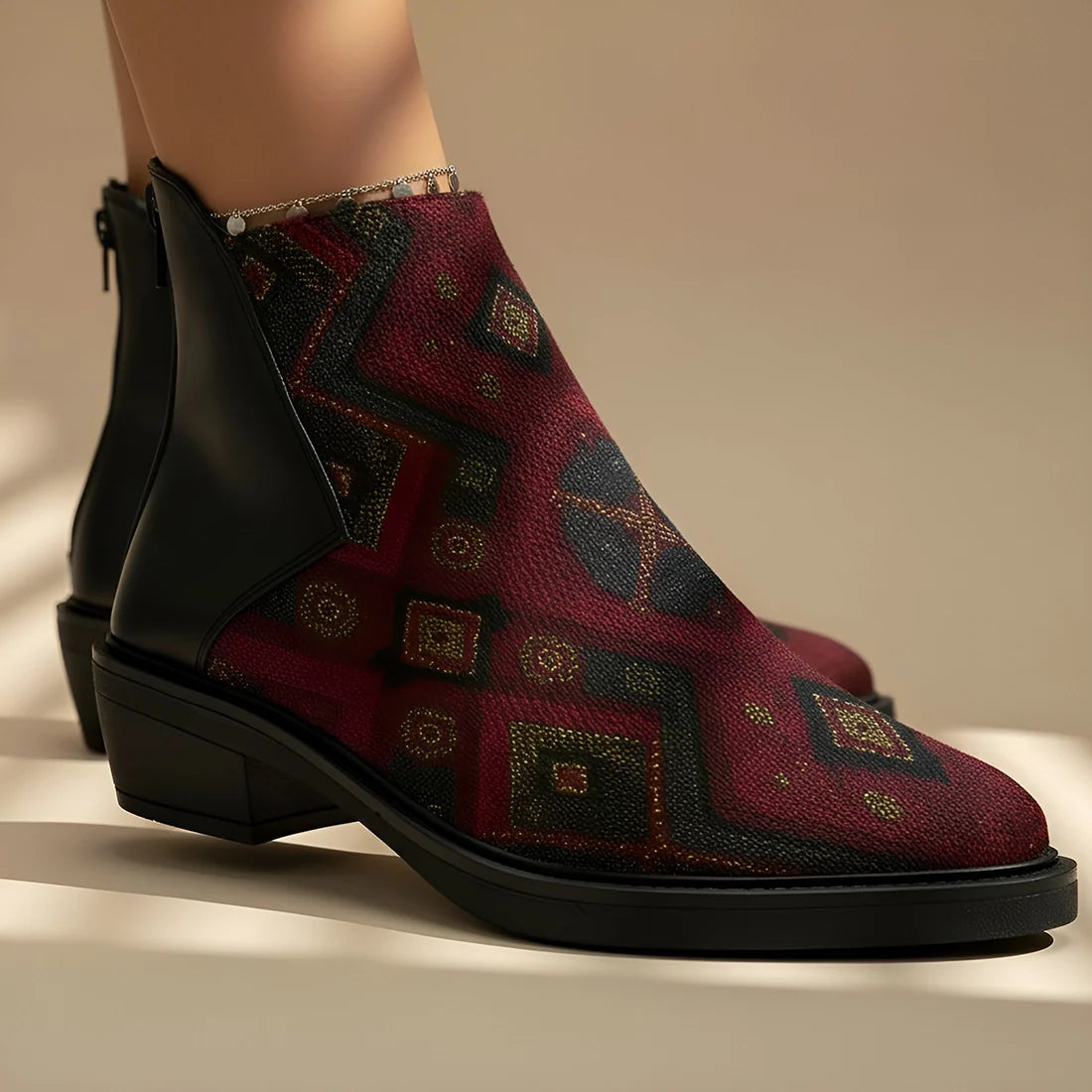 The Statement Boot Sahara Stitched