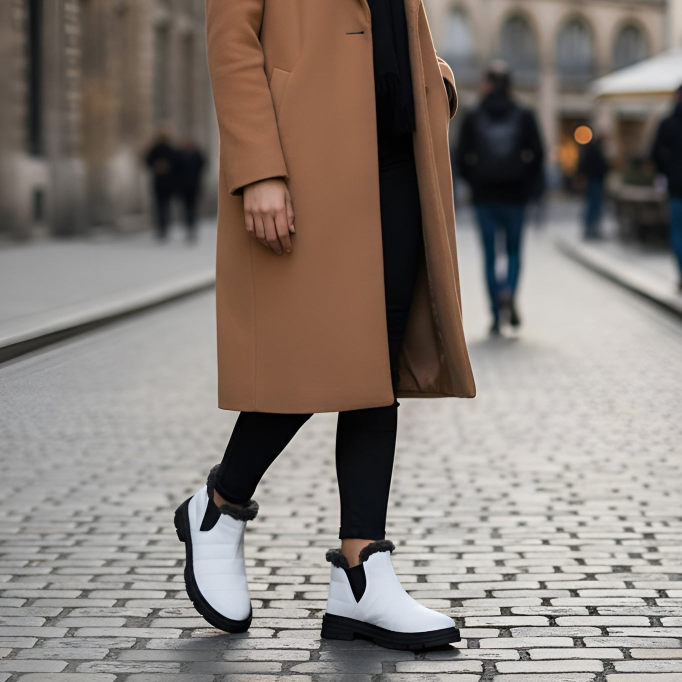 Cozy Step Winter Bootie White