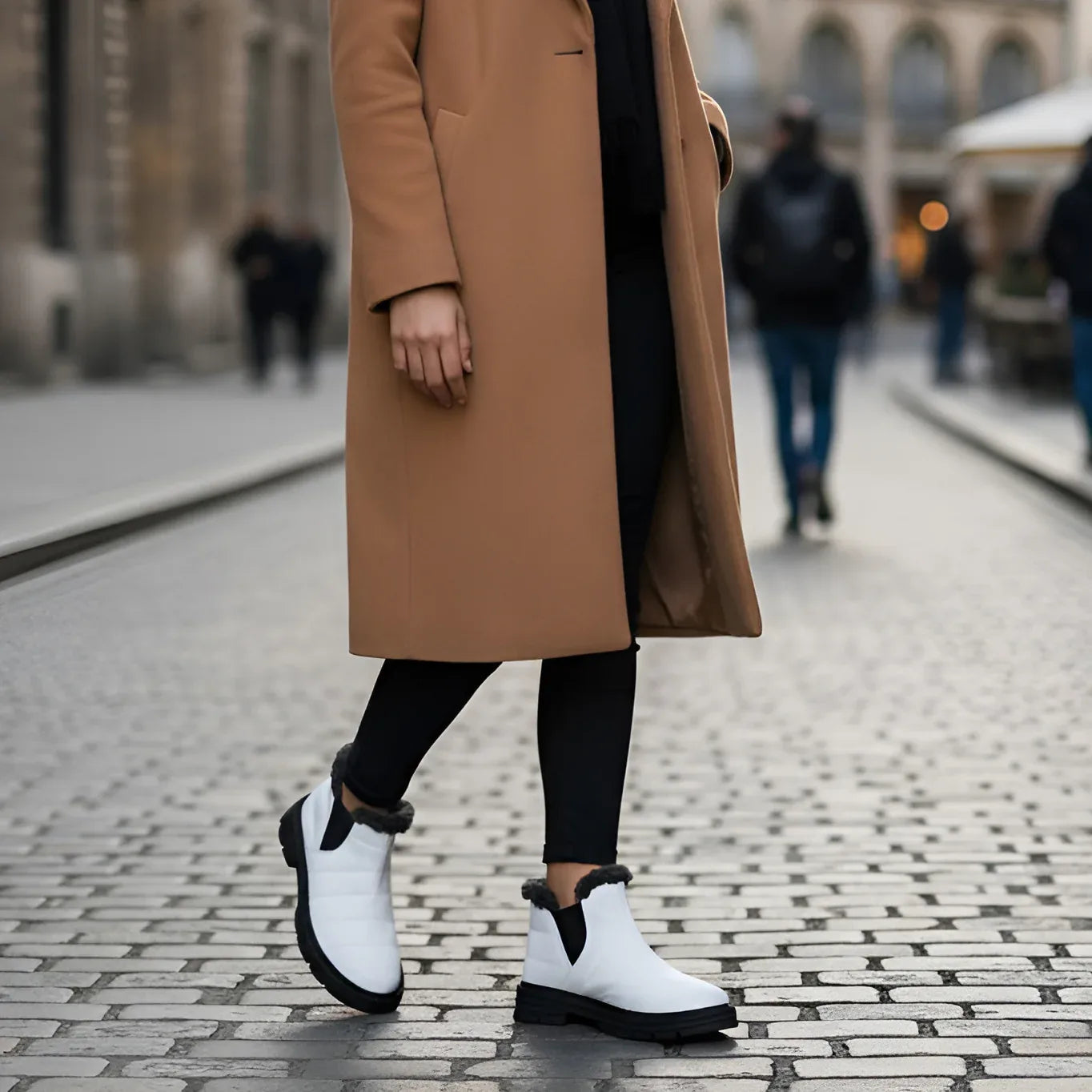 Cozy Step Winter Bootie White