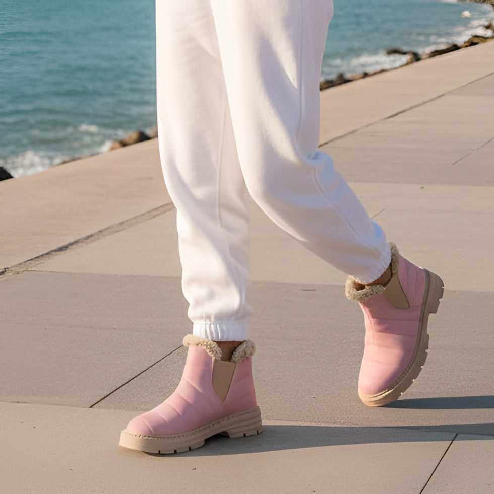 Cozy Step Winter Bootie Rose