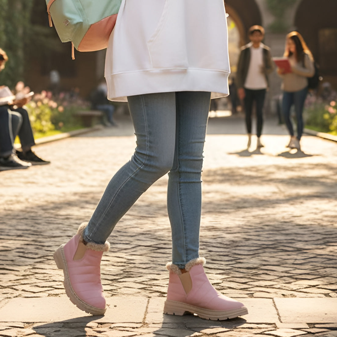 Cozy Step Winter Bootie Rose