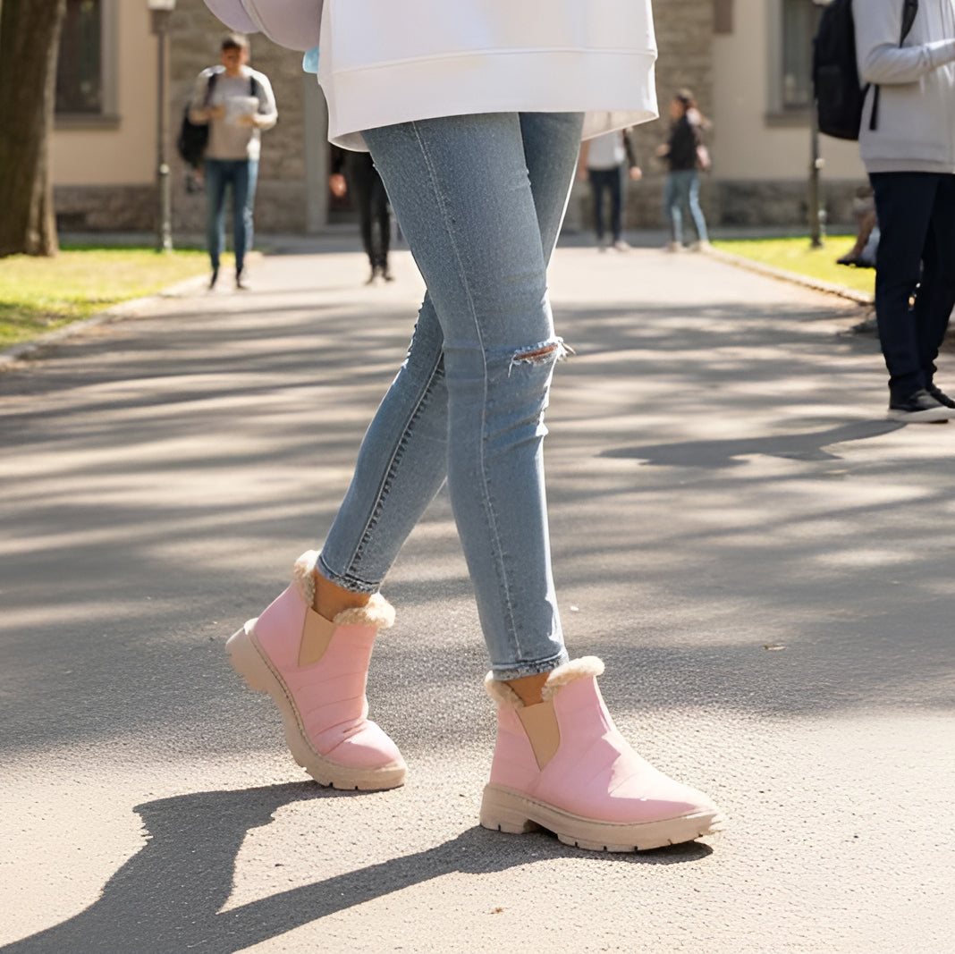 Cozy Step Winter Bootie Rose