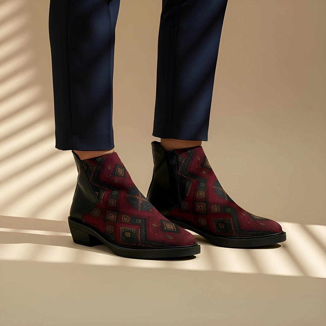 The Statement Boot Sahara Stitched