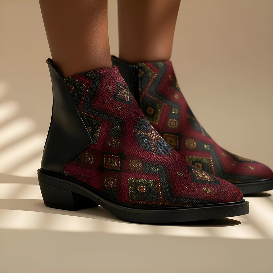 The Statement Boot Sahara Stitched