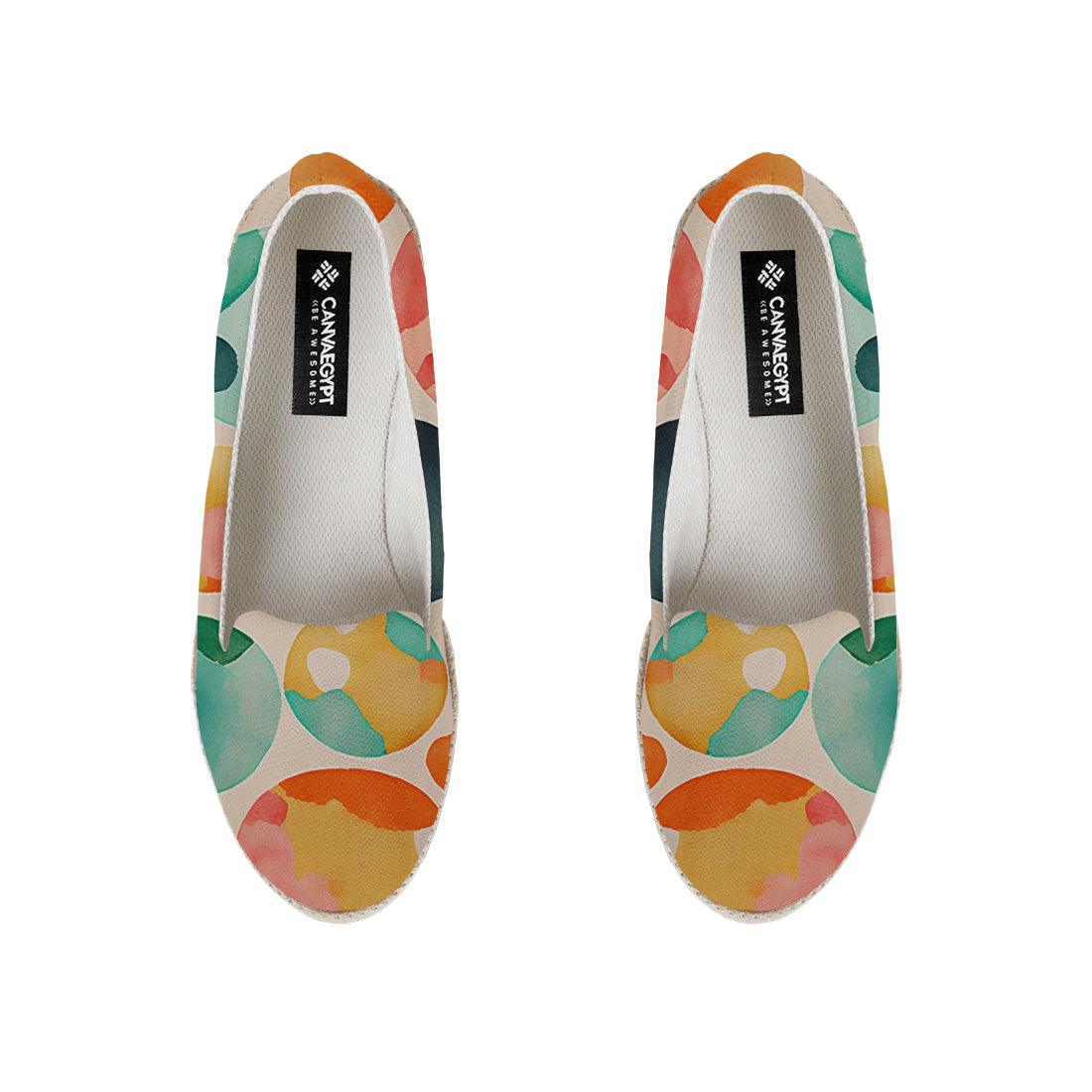 Colorful Circles Nook Espadrille - CANVAEGYPT