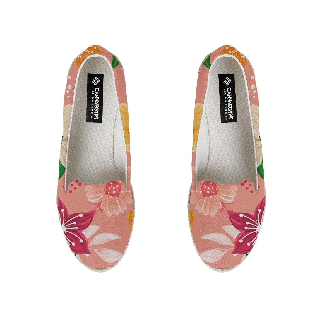 Pinky Flower Nook Espadrille - CANVAEGYPT
