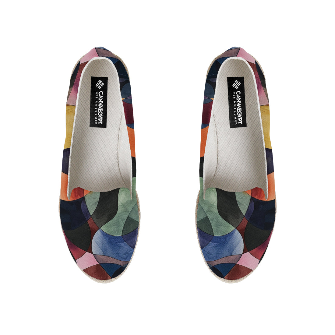 Watercolor Wavy Nook Espadrille