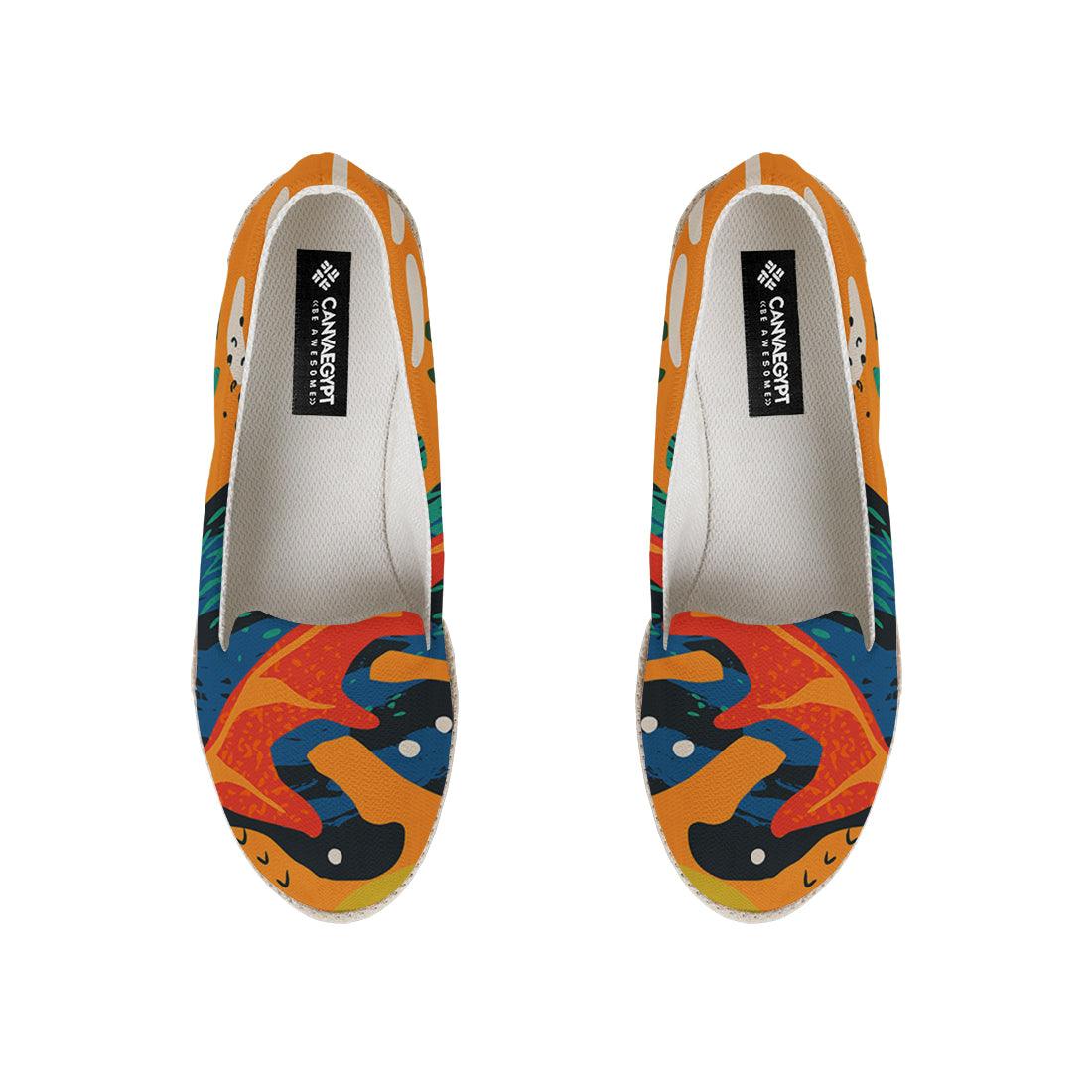 Yellow Leaves Nook Espadrille - CANVAEGYPT