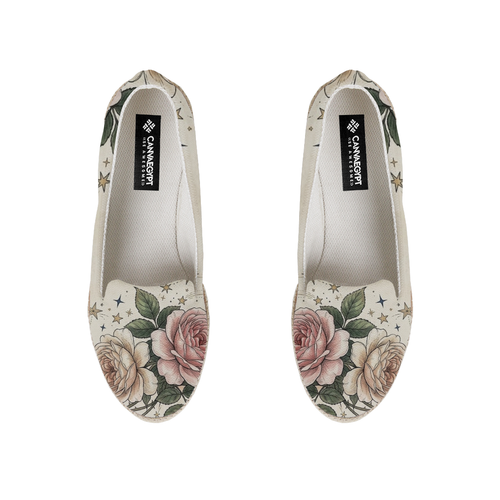 Nook Espadrille – Vintage Enchanted Garden with Celestial Star
