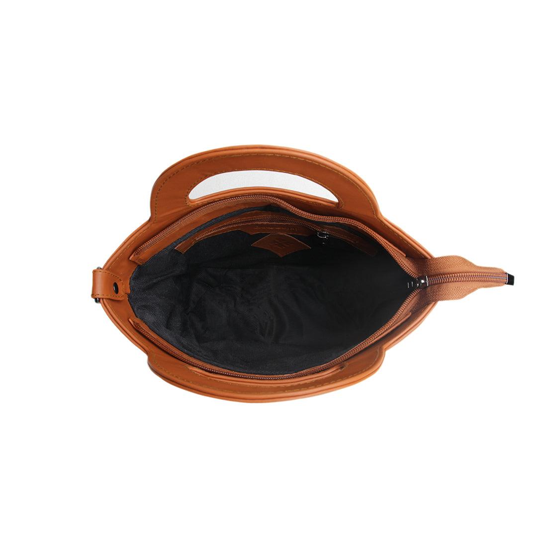 Black Top Handle Handbag Black Lines Art - CANVAEGYPT
