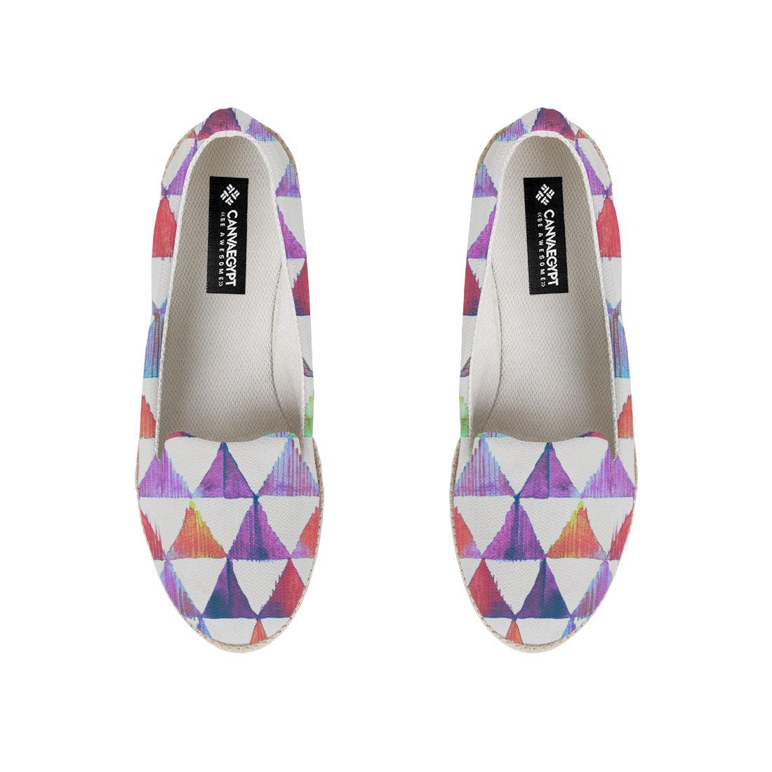 Rainbow triangles Nook Espadrille - CANVAEGYPT