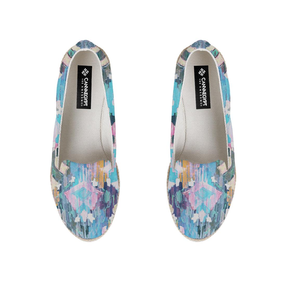 Purple ikat Nook Espadrille - CANVAEGYPT