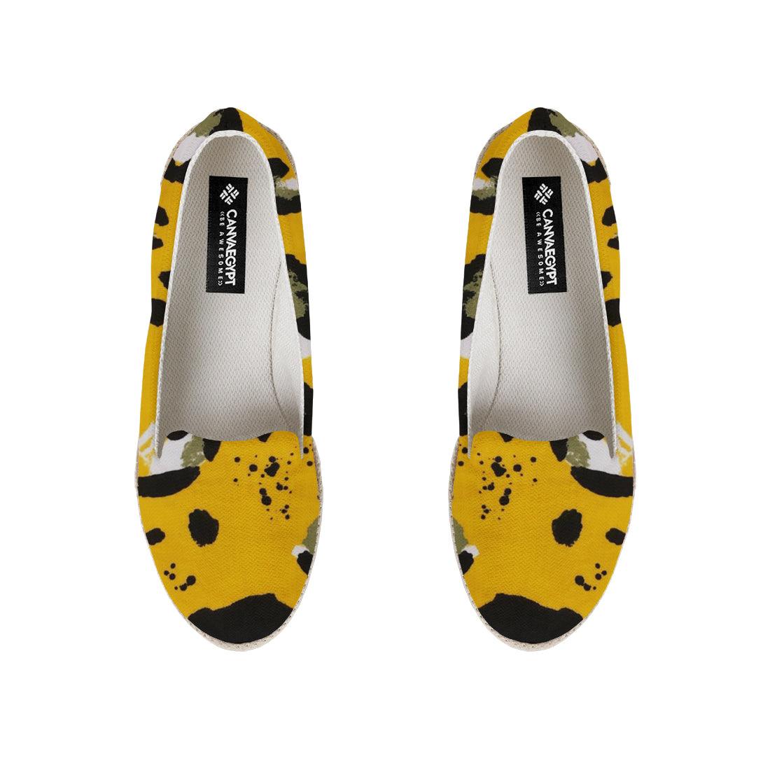 Yellow Abstract Nook Espadrille - CANVAEGYPT