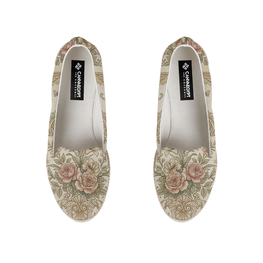 Nook Espadrille – Vintage Rose Soft Floral Aesthetic - 1