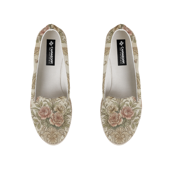 Nook Espadrille – Vintage Rose Soft Floral Aesthetic - 1