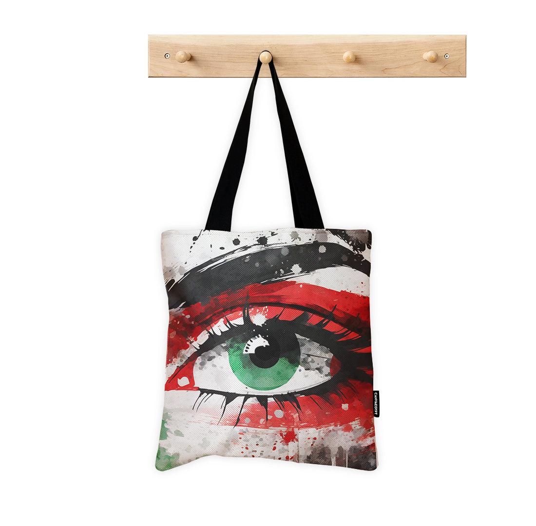 Tote Bag Palestine eyes - CANVAEGYPT