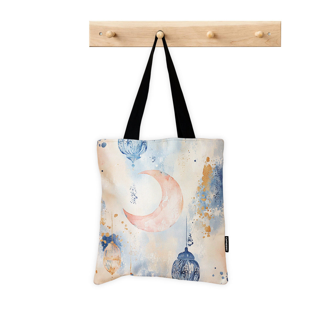 Tote Bag – Ethereal Moonlit Lanterns