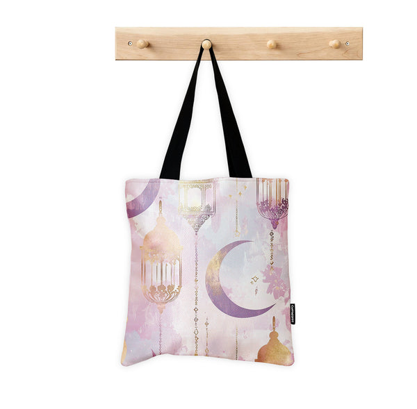 Tote Bag – Pastel Lantern Dreams - 1