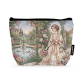 Makeup Pouch Victorian Garden Lady Woman