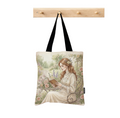 Tote Bag - Vintage Lady Reading Woman