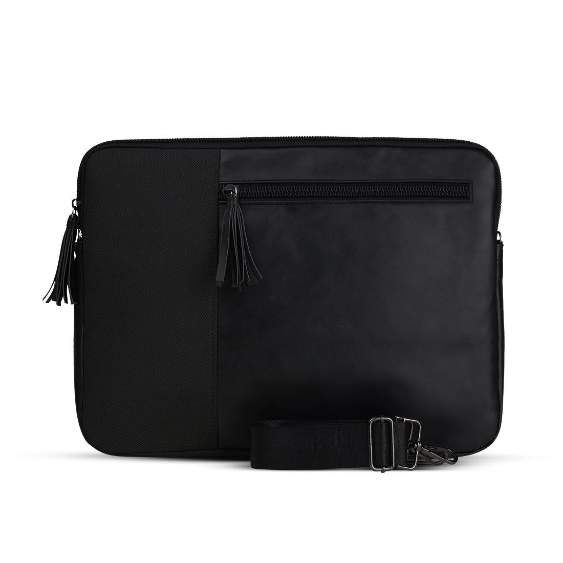Vivid Laptop Sleeve Solid Black - CANVAEGYPT