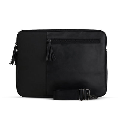 Vivid Laptop Sleeve Solid Black - CANVAEGYPT