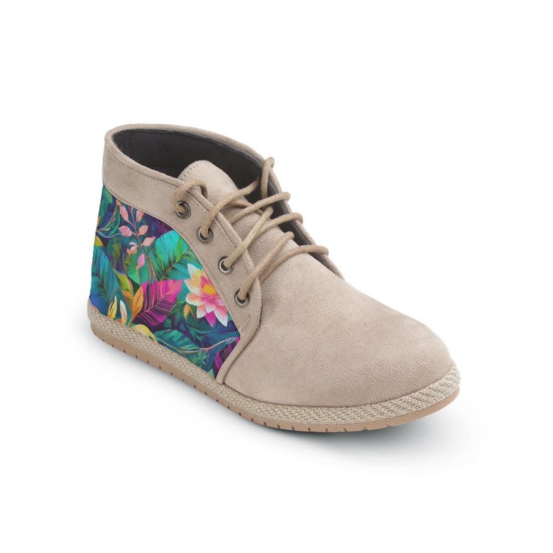 Voyage Bootie floral - CANVAEGYPT