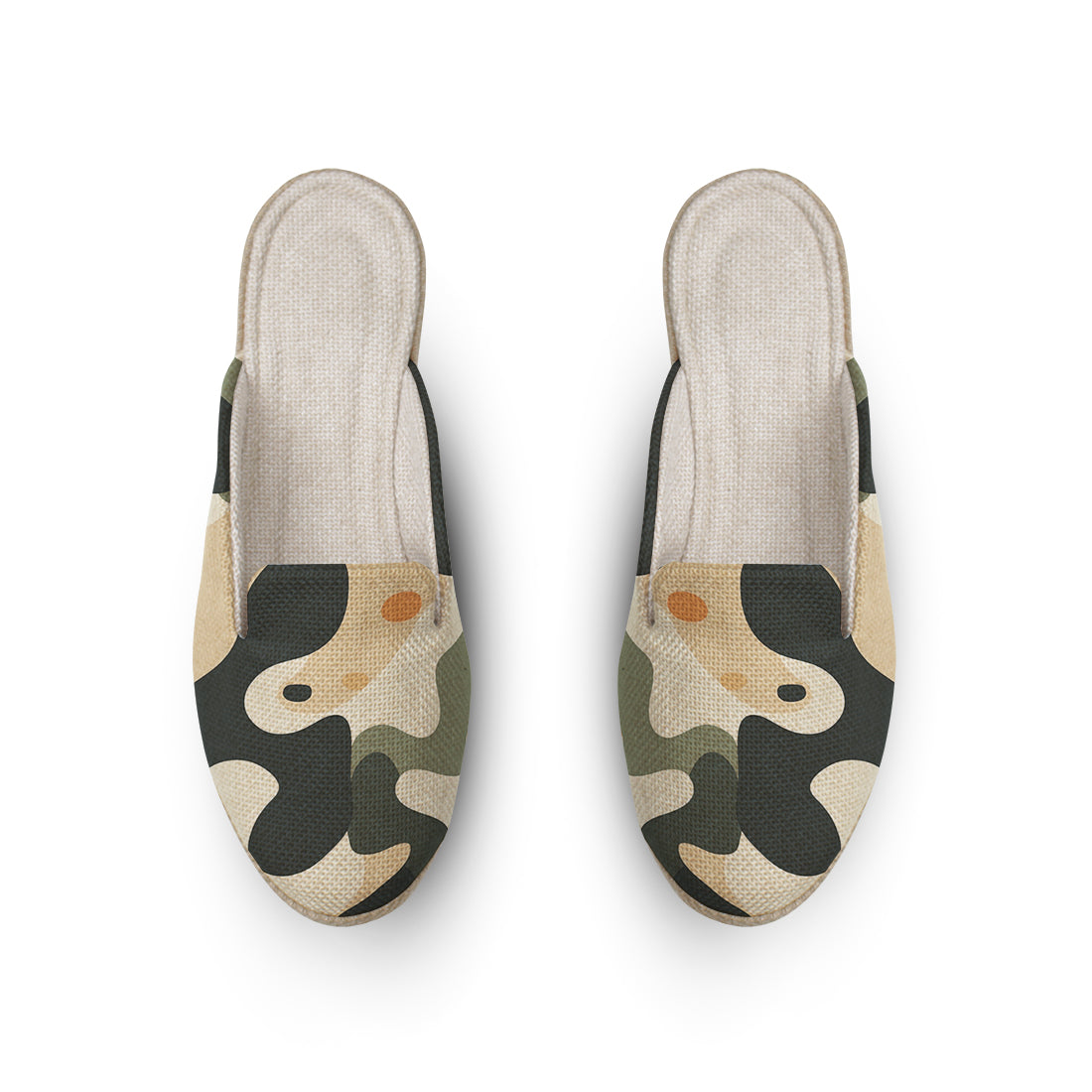 Voyage Mules Canvas Camo