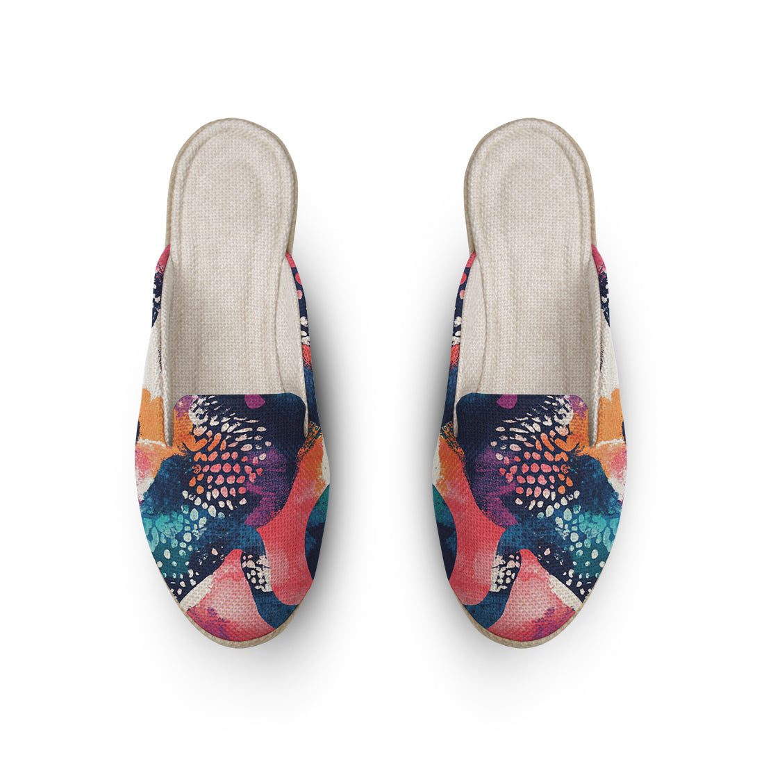 Voyage Mules Coral Bloom