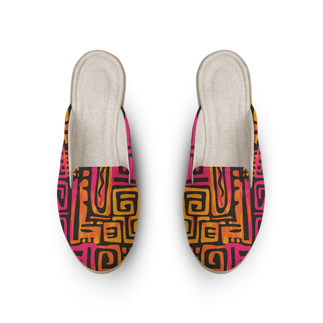 Voyage Mules Fuchsia Labyrinth