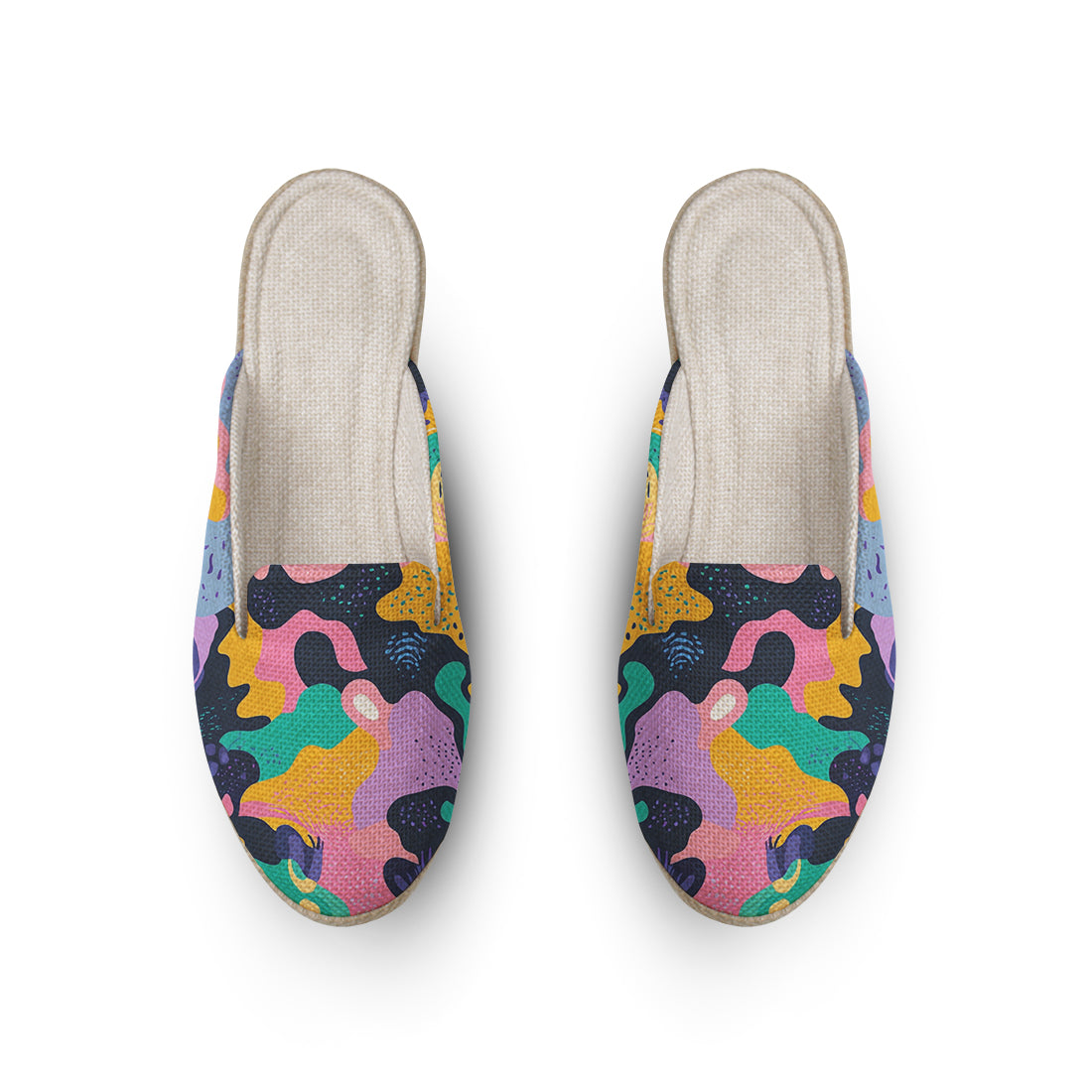 Voyage Mules Neon Jungle Camo