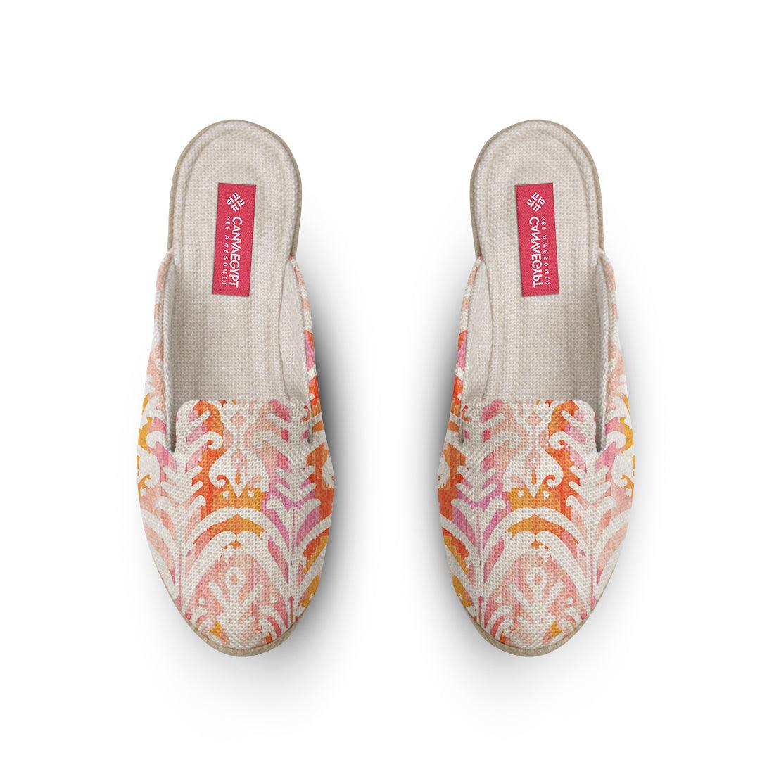 Voyage Mules Rose ikat - CANVAEGYPT