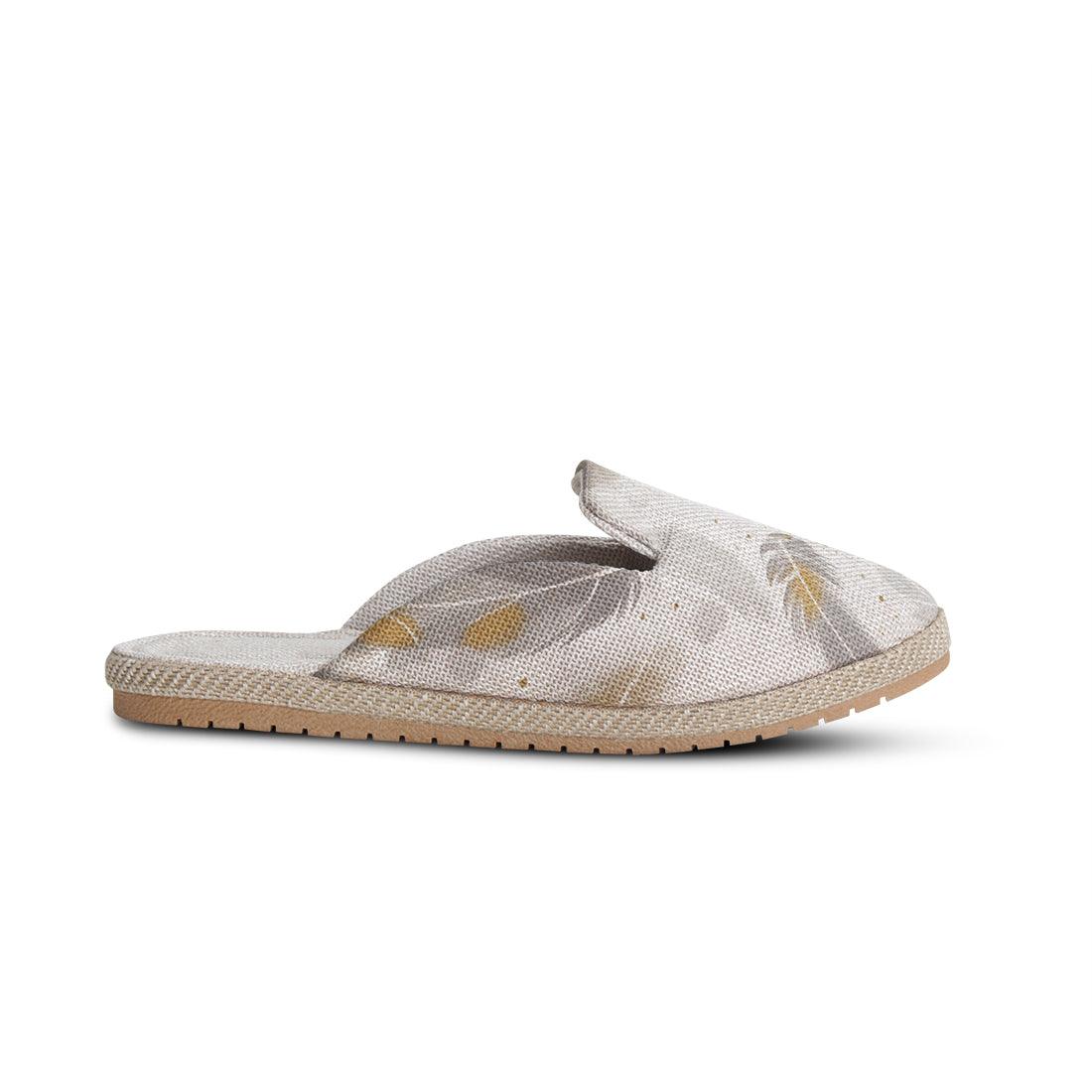 Voyage Mules White Feather - CANVAEGYPT