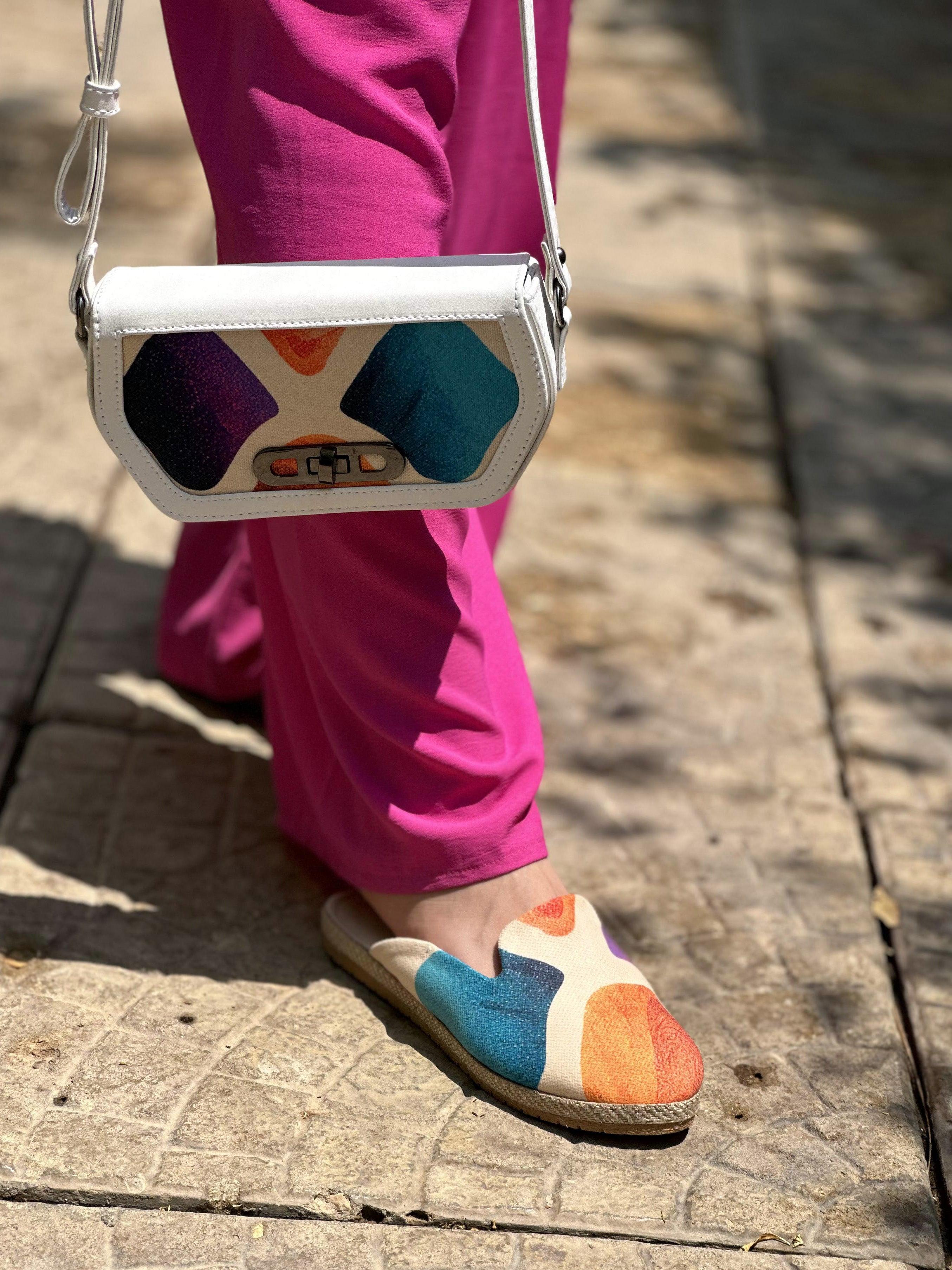 White Swag Crossbody Gluey - CANVAEGYPT