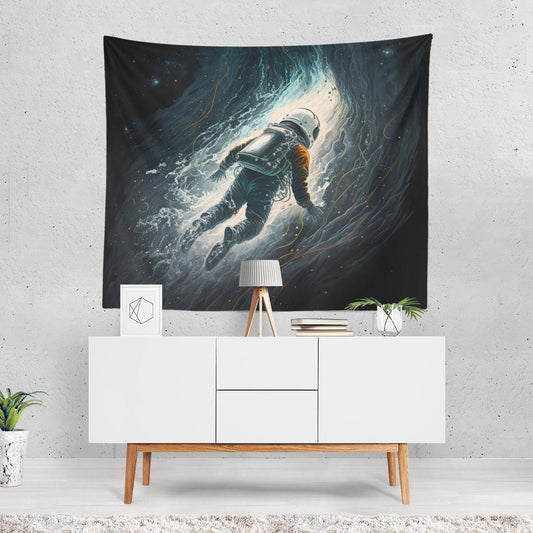 Wall Tasperty Diving In Space - CANVAEGYPT
