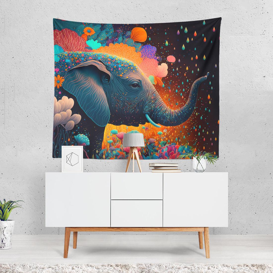 Wall Tasperty Festival Elephant - CANVAEGYPT