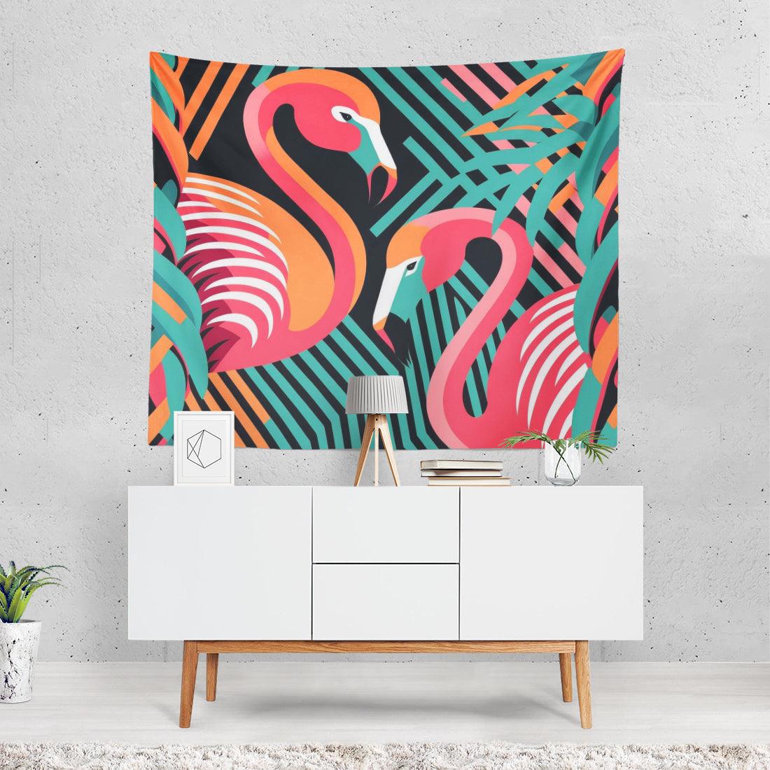 Wall Tasperty Flamingos & Arrows - CANVAEGYPT