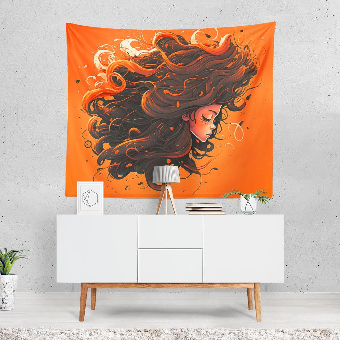 Wall Tasperty Queen in Orange - CANVAEGYPT