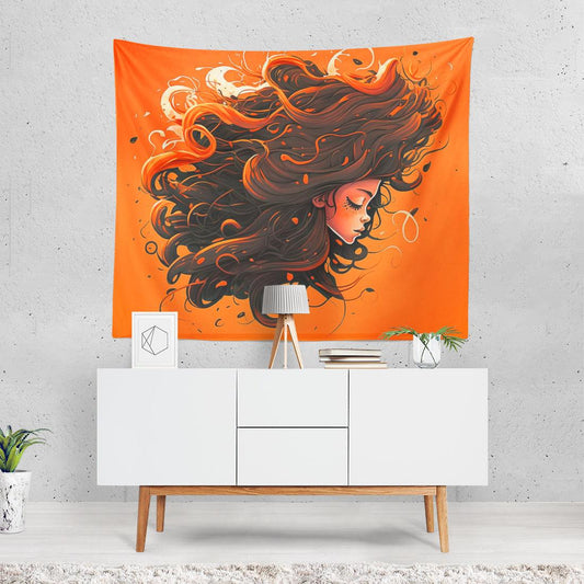 Wall Tasperty Queen in Orange - CANVAEGYPT