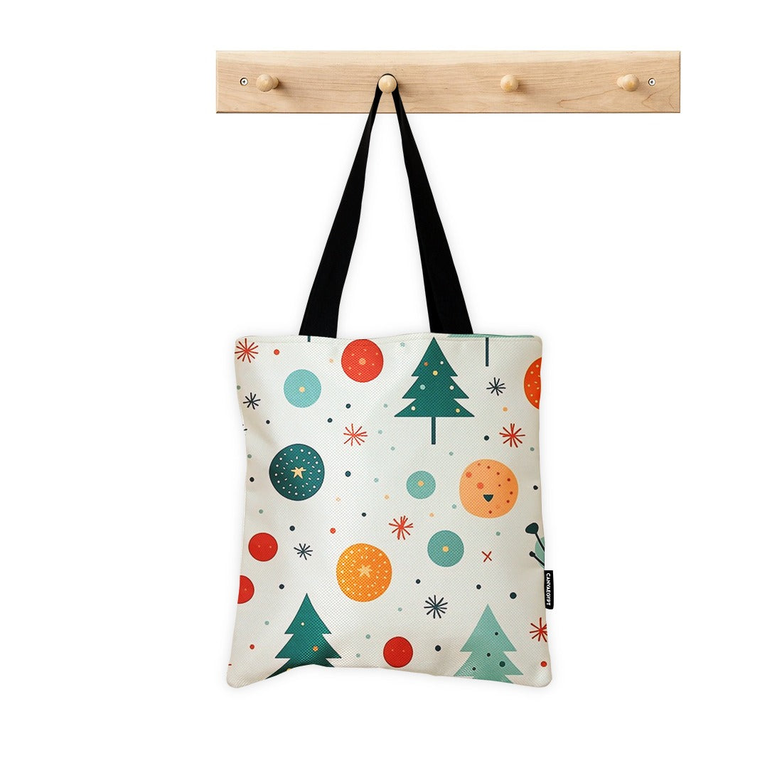 Tote Bag Winter Ornaments
