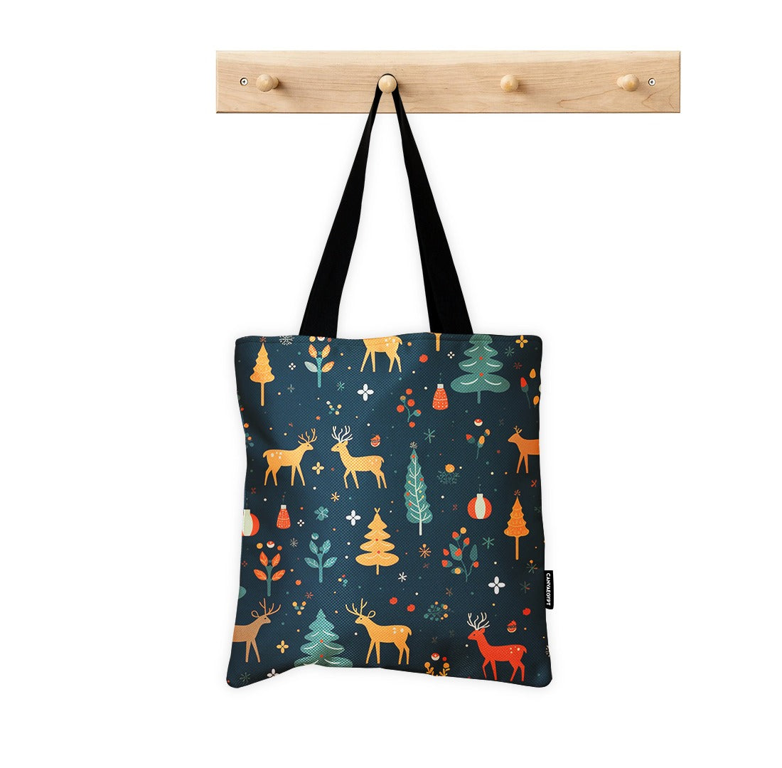 Tote Bag Golden Reindeer Forest