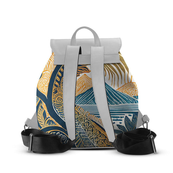 White Aurora Backpack Civilization