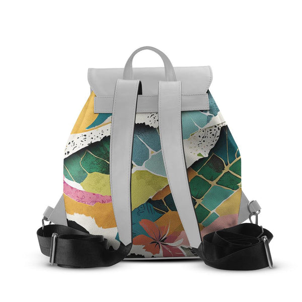 White Aurora Backpack Cutted
