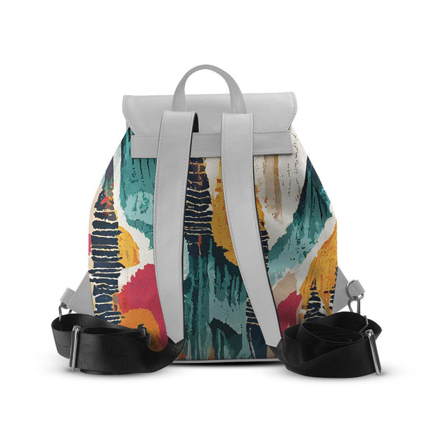 White Aurora Backpack Mixed Colors